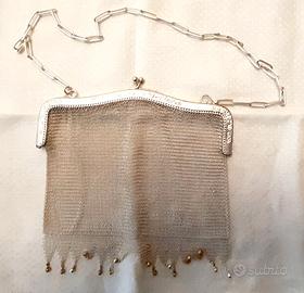 Borsetta argento Liberty Anni 20