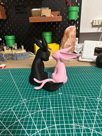 Espeon & Umbreon in love stilizzato 🩷🖤