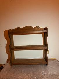 Mensola in legno degli anni ‘80