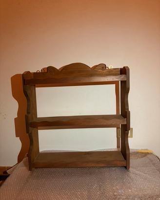 Mensola in legno degli anni ‘80