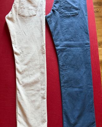 Lotto 2 Pantaloni Alcott Chino Slim – Taglia ITA48