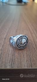 anello harley davidson teschio 