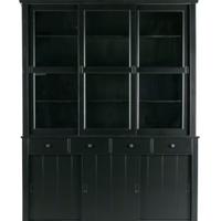 Lagos - Credenza in legno nero a 3 ante nuova