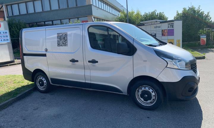 Renaut traffic grigio. cilindrata1600 g