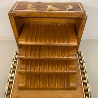 Portasigarette VINTAGE in legno anni 70