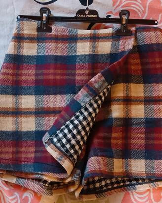 Gonna pantalone a quadri 