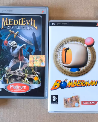Lotto 4 Giochi PlayStation Portatile PSP