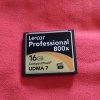 scheda memoria  Lexar Pro  per Reflex