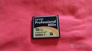 scheda memoria  Lexar Pro  per Reflex