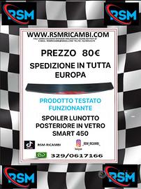 SPOILER LUNOTTO POSTERIORE SMART 450