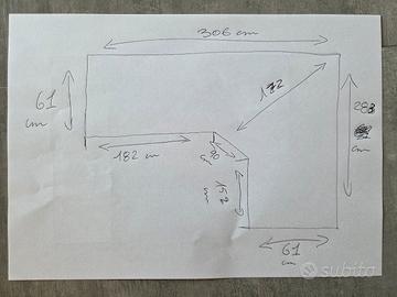 armadio camera da letto in vero legno