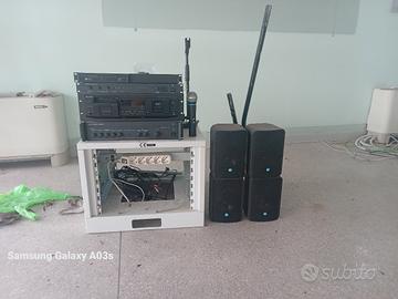 Sistema audio sala conferenze RCF