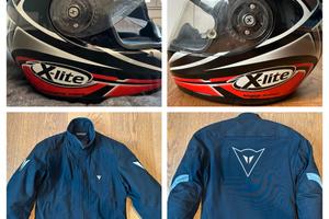 Casco + Giacca moto - Uomo