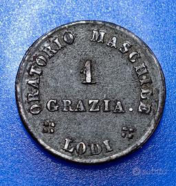 Gettone Oratorio Maschile San Filippo Lodi 1Grazia