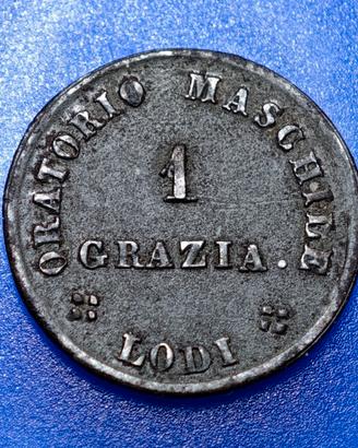 Gettone Oratorio Maschile San Filippo Lodi 1Grazia