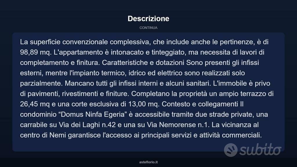Appartamento – Nemi - Vista 5