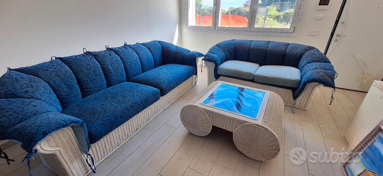 Giunco Divano Letto Midollino Divano Due Posti Vinci