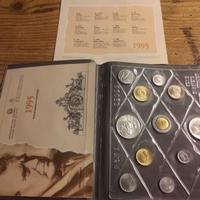 DIVISIONALE ITALIA-ANNO 1995-11 VALORI-2 ARGENTI