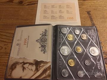 DIVISIONALE ITALIA-ANNO 1995-11 VALORI-2 ARGENTI