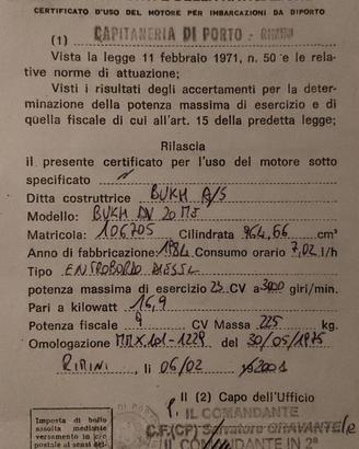 Comet 1050 senza patente
