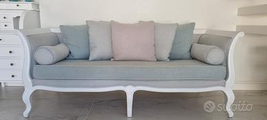 DIVANO STILE PROVENZALE / SHABBY CHIC – 3 POSTI 