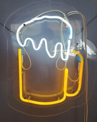 Insegna neon vetro BOCCALE DI BIRRA