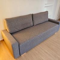 Divano Letto 2 posti Ikea Graelvilken con Topper