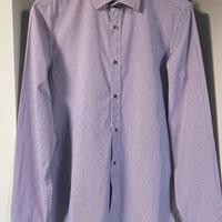 Camicia Gucci  a righe bianche e viola taglia 41