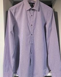 Camicia Gucci  a righe bianche e viola taglia 41