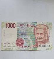 1000 lire carta Montessori