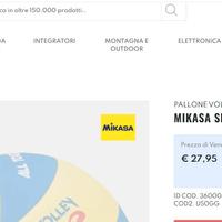 pallone pallavolo minivolley mikasa skv5