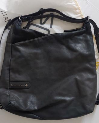 Mandarina Duck grande borsa hobo zaino nera