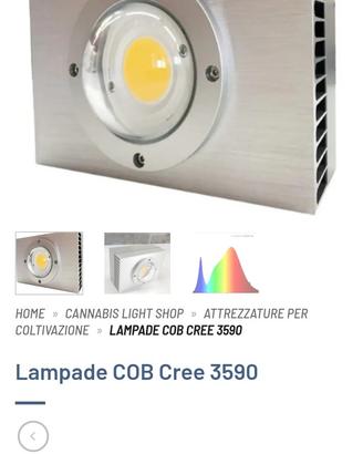 Lampada Led COB per coltivazione