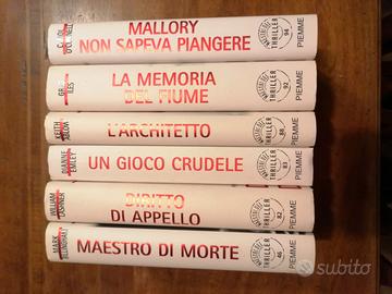 Sei Libri thriller Piemme NUOVI