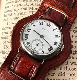 Orologio Longines Argento 0.900 Ufficiale 1914 WWI