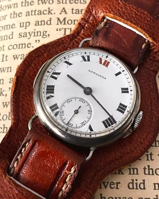 Orologio Longines Argento 0.900 Ufficiale 1914 WWI