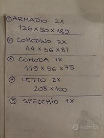 Camera da letto vintage