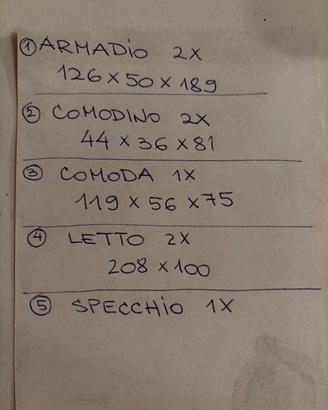 Camera da letto vintage