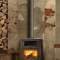 stufa a legna con forno