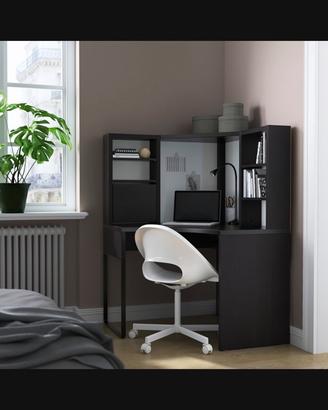 Scrivania angolare rovere