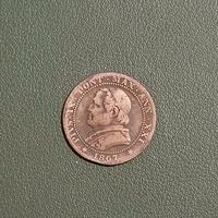 moneta 1 Soldo 1867 - stato pontificio