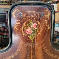 antico letto ferro battuto