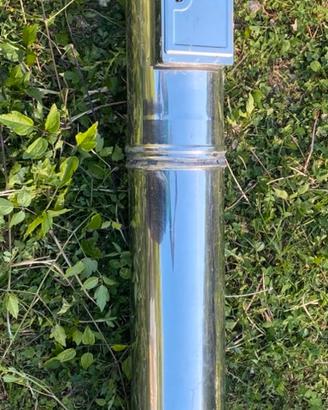 Tubo Canna fumaria inox 160 con sportello
