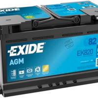 batteria auto Exide agm 82
