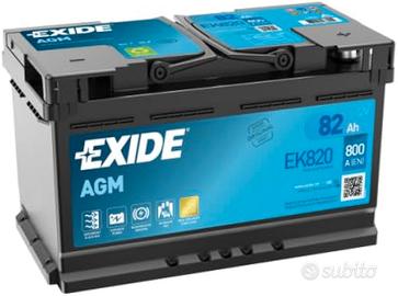 batteria auto Exide agm 82