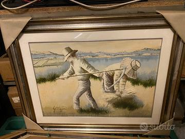 Olio su tela Tugnoli