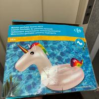 Unicorno Perla materassino gonfiabile grande