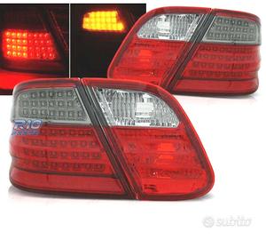 FANALI MERCEDES CLK W208 97-02 LED ROSSO AFFUMICAT