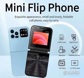 Telefono Mini Flip Phone LEGGI
