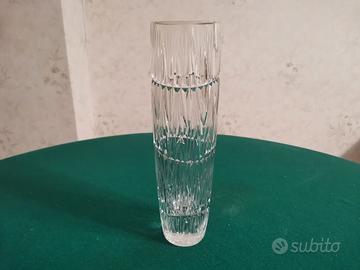 Vaso cristallo alto e stretto
